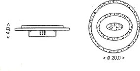 Brilagi - LED stropné svietidlo MODERN MINI LED/26W/230V 3000/4000/6000K