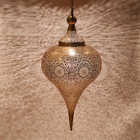 Luxusná mosadzná lampa Belouta