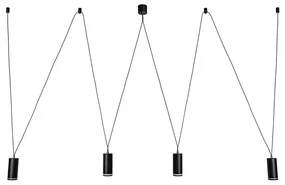 Rabalux 73038 - Luster na lanku SENOBIA 4xGU10/5W/230V pavúk RL73038
