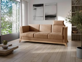 XXXLutz TROJMIESTNA POHOVKA, textil, koňaková Sit & More - Sedačky - 000144022316