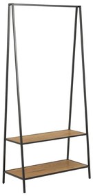 Vešiak SARON dub/čierna