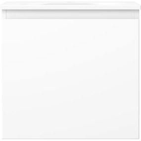 Mexen Orio, kúpeľňová skrinka 50 cm s umývadlom Vela, 1 zásuvka, biela matná, 91A10-05047-1-BF01-W23M01