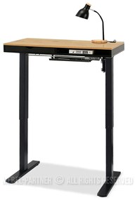 PC stolík Osto 100 (dub čierny + čierna). Vlastná spoľahlivá doprava až k Vám domov. 1109819