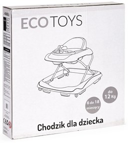 WELLHOX Detské chodítko so zvukovým multimediálnym panelom