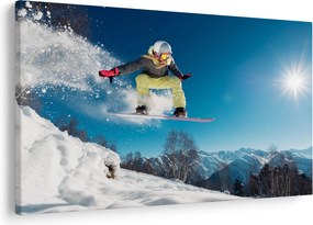 Obraz - Snowboardista (90x60 cm)