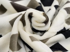 Obliečky mikroplyš LUXOR bielo-sivé Rozmer obliečky: 70 x 90 cm | 140 x 200 cm