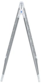 WENKO 3772020100 - Sušiak PROFI 65x150 cm nerez/strieborná/biela