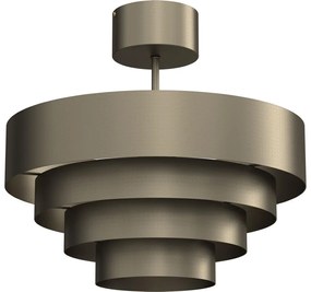 Prisadený luster RINGS 1xE27/15W/230V mosadz