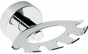 SAPHO XR901 X-Round držiak kefiek, strieborná