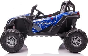 LEAN CARS Elektrická bugina Quad UTV-MX Blue Spider lak MP4