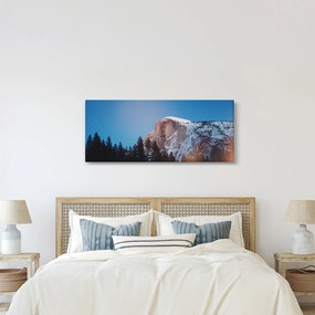 Obraz - Nočný vrchol hôr (120x50 cm)
