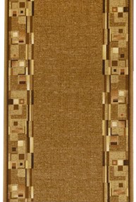 Koberce Breno Behúň BOMBAY 33, šíře role 67 cm, hnedá, viacfarebná