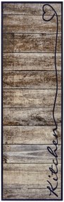Hanse Home, Koberec behúň Cook & Clean 105390 Brown Taupe, 50x150, hnedá, kuchyňa