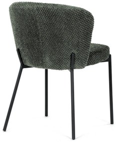 Sada jedálenských stoličiek Bouclé CT-W1077 GRN2,4 ks