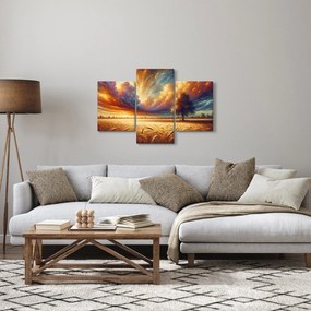Obraz – Strom na poli (90x60 cm)