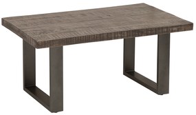 Konferenčný stolík Iron Craft 100cm sivý Mango
