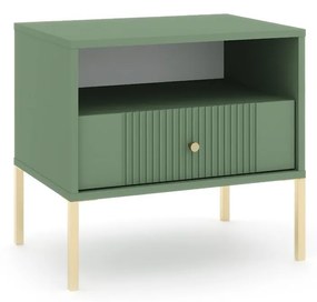 Nočný stolík Iseo II 54 cm zelený