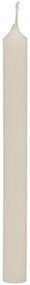 Béžová úzka sviečka dinner pearl - Ø 2*18cm / 7h