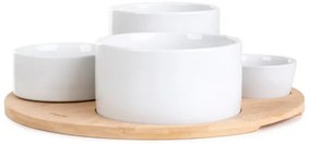 Sada servírovacích misiek YIFAN biela 874524