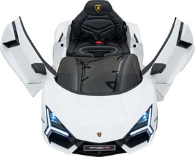 Ramiz Lamborghini Revuelto vozidlo Biela