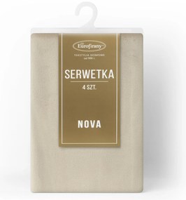 SADA 4 KS PRESTIERANIE NA STÔL MELINDA 40X30 CM BÉŽOVÁ