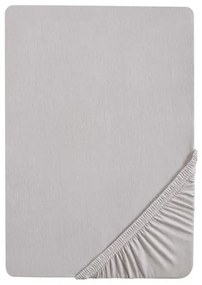 Biberna Napínacia džersejová plachta (sivá, 140 – 160 x 200 cm)  (100227068)