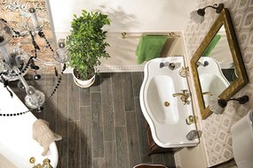 Sapho Sapho, RETRO umývadlová skrinka 89x80x48cm, buk, 1620