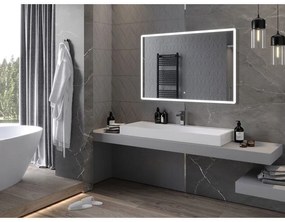 Mexen Navia, LED kúpeľňové zrkadlo s podsvietením 120 x 80 cm, 6000K, ochrana proti zahmlievaniu, 9803-120-080-611-00