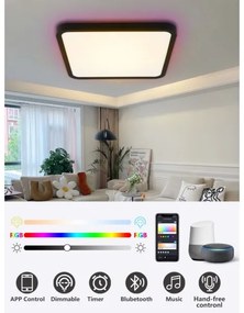 Immax NEO 07167-B40-LED RGBCCT Stmievateľné svietidlo 50W/230V Wi-Fi Tuya černá+DO