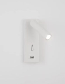 Moderné nástenné svietidlo Fuse 6 biele