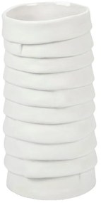 Biela porcelánová ručne vyrobená váza Ribbon – Mette Ditmer Denmark