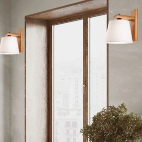 Nástenné svietidlo 1xE27/60W/230V dub