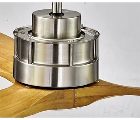 Lucci air 210506 - Stropný ventilátor AIRFUSION AKMANI paulovnia/hnedá + DO