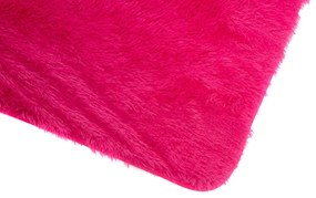 Plyšový koberec TOP - TMAVO RUŽOVÝ