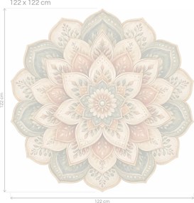 Lístková mandala arch 46 x 46 cm