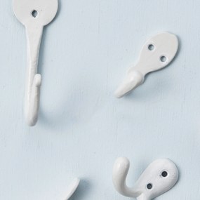 Ib Laursen Kovový háčik Single Mini White