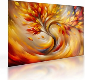 Sklenený obraz - Jesenný strom (70x50 cm)
