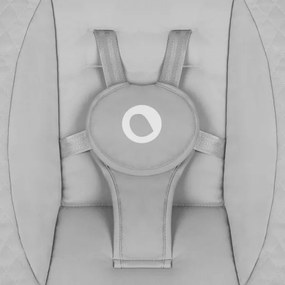 Lionelo - Detské hojdacie kresielko s melódiou IRIS Grey Concrete