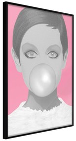 Artgeist Plagát - Bubble Gum [Poster] Veľkosť: 20x30, Verzia: Čierny rám