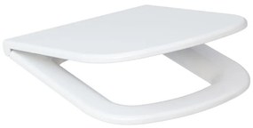 Cersanit COLOUR WC sedátko duroplast / antibakteriálne, biela, K98-0091