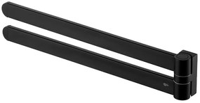 FUTURA BLACK Vešiak dvojramenný čierny 02968