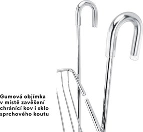 Nimco Závesná polica trojposchodová chróm - TR 03-26