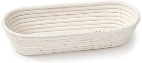 HOME ELEMENTS Ošatka oválna s látkovou vložkou, 35 x 14 cm x 7,5 cm