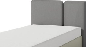 Posteľ Lucky 90x200 cm, eukalyptovo zelená