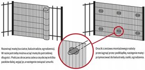 Bluegarden, PVC kryt / tienidlo na terasu-balkón 100 x 400cm, hnedá, OGR-20007