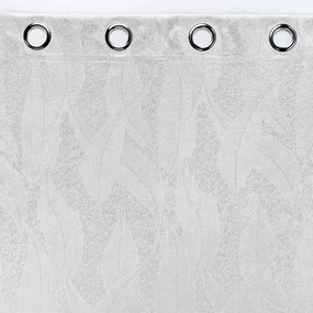 Biely zamatový zatemňovací záves 135x280 cm Melodie – douceur d'intérieur