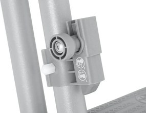 Bazénový rebrík Bestway 132 cm - bezpečný, protišmykový, kovový 58332