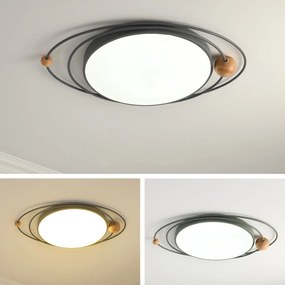 Toolight - Stropná lampa Modern Galaxy E27 60W APP870-C, čierna, OSW-08964