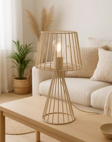 Drôtená industriálna nočná lampa K-5816 Livia