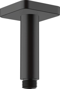 Hansgrohe Vernis Shape, stropné rameno na hlavovú sprchu 100 mm, čierna matná, HAN-26406670